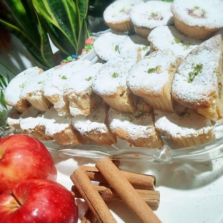 شیرینی خانگی پای سیب شیرینی کیک خانگی کاملا متفاوت از قنادی ها