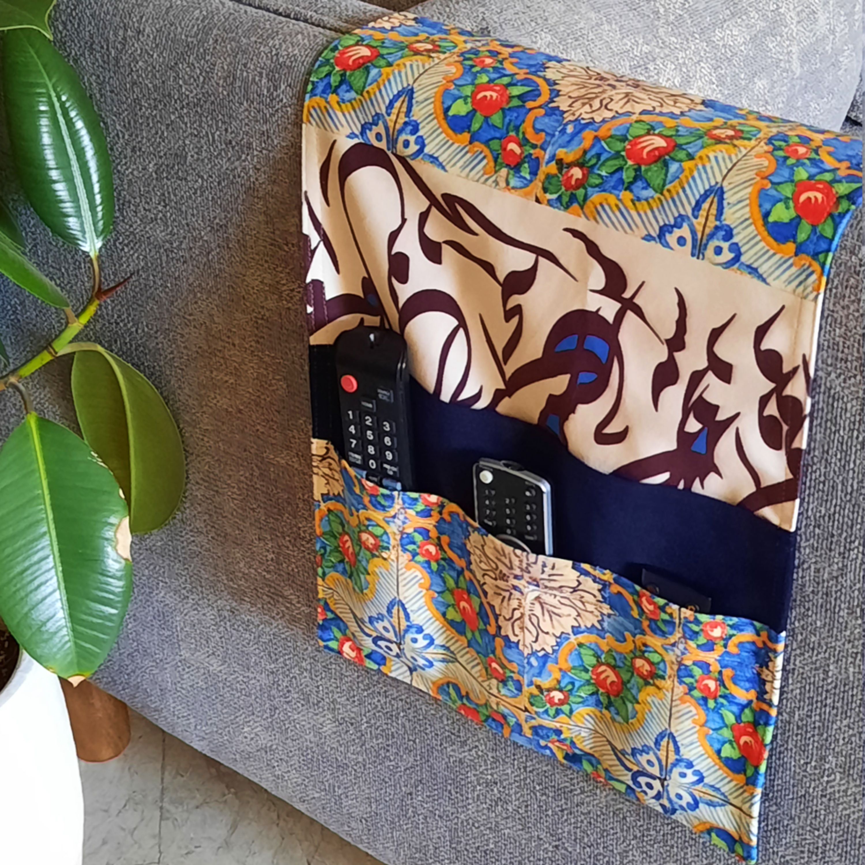 جاکنترلی مخمل آستردار 35x80 طرح کاشیخط یک  آرت مان