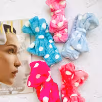 هدبند حوله ای خالخالی کیفیت بالا 