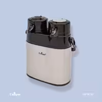 فلاسک دوقلو 1.3 لیتر استیل شیشه دار یونیک UN-9030(پس کرایه)