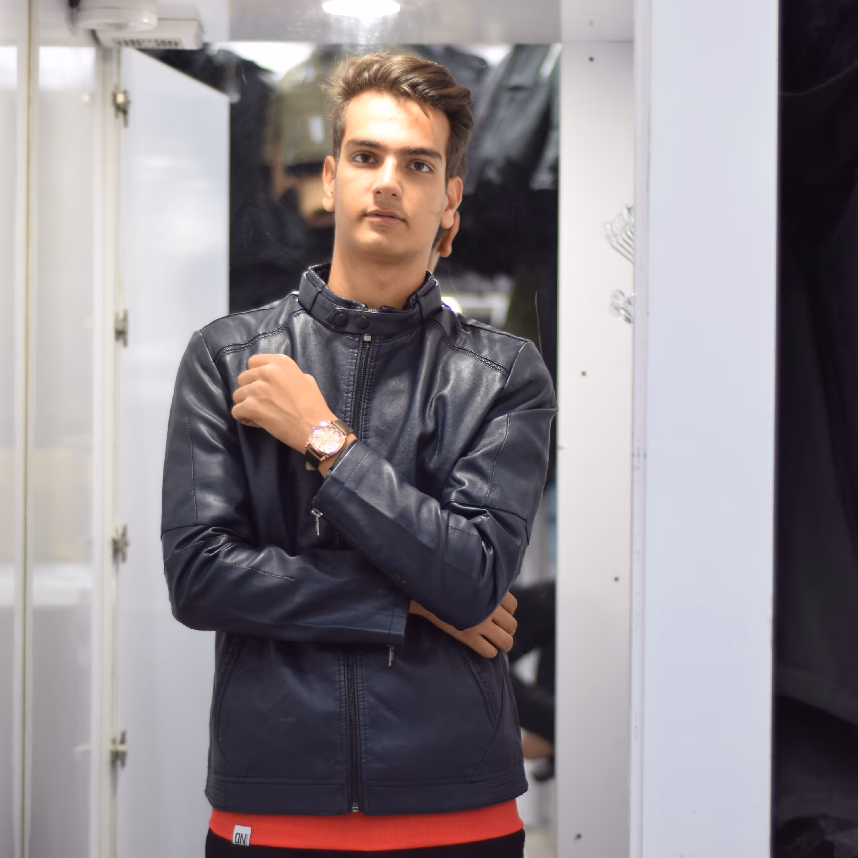 کاپشن چرم خارجی