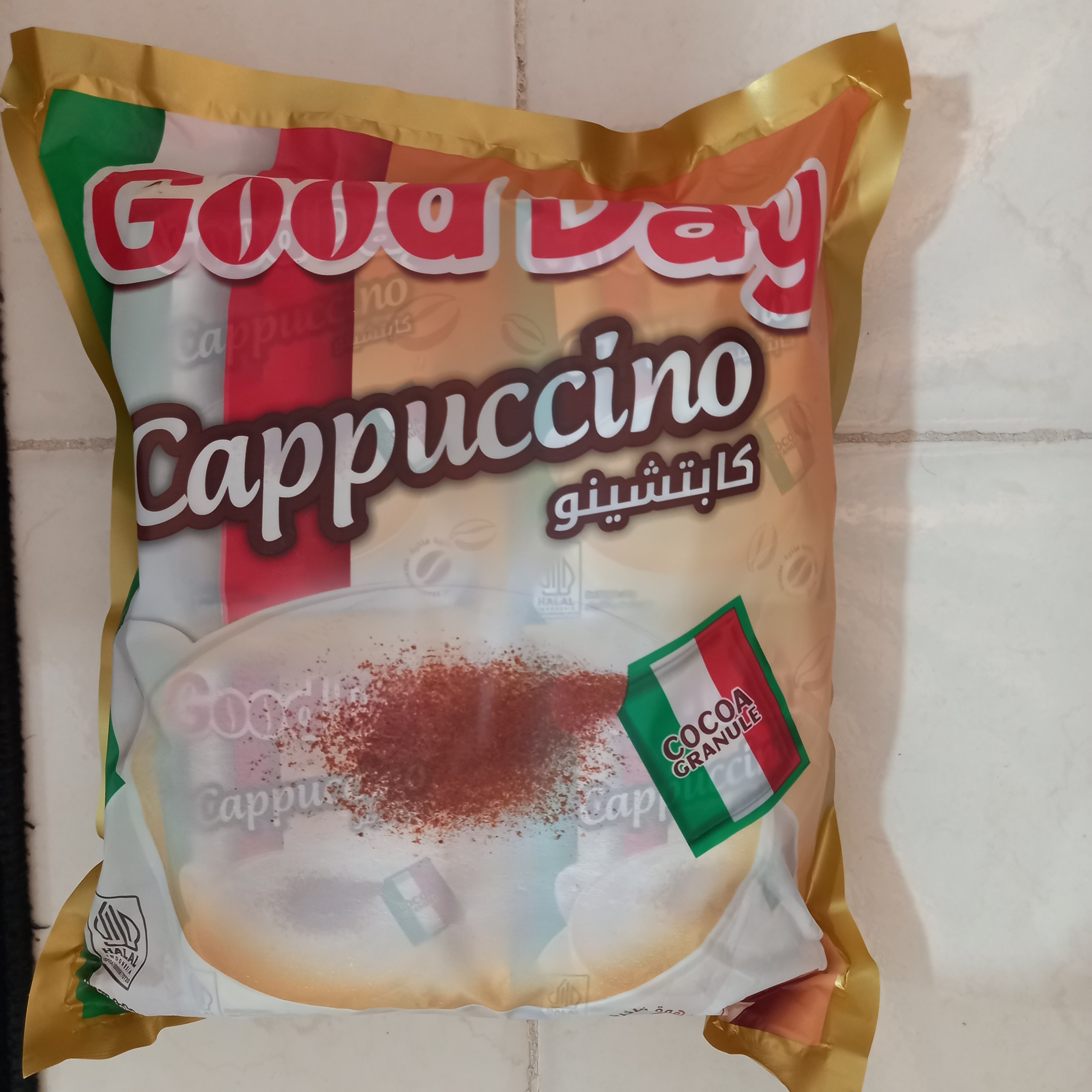 کاپوچینوی گوددی اصل محصول کشور اندونزی بسته 30 عددی وزن خالص 750گرم صدرصد اورجینال