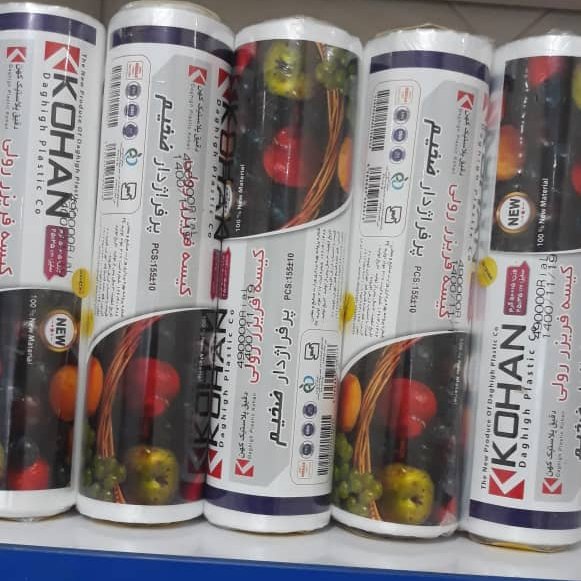 کیسه فریزر رولی ضخیم(پرفراژ دار150عددی)