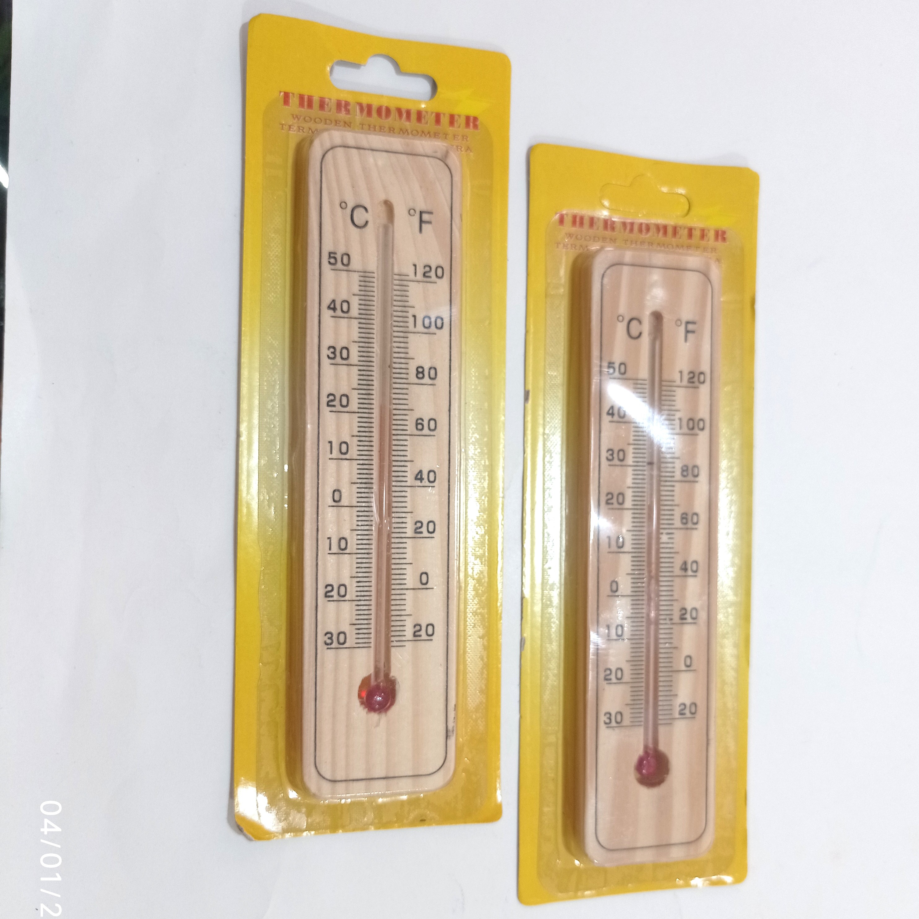 دماسنج چوبی جیوه ای