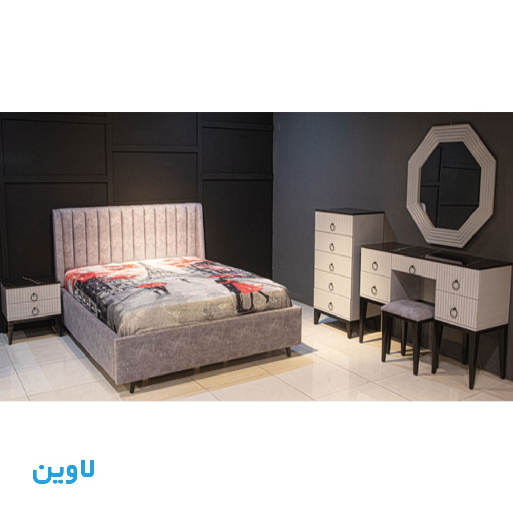سرویس خواب دونفره ام دی اف مدل  لاوین