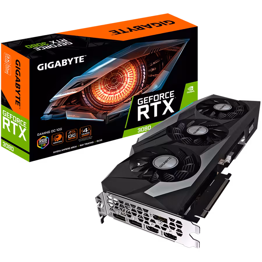 کارت گرافیک  گیگابایت گیگابایت مدل GeForce RTX™ 3080 GAMING OC حافظه 10 گیگابایت