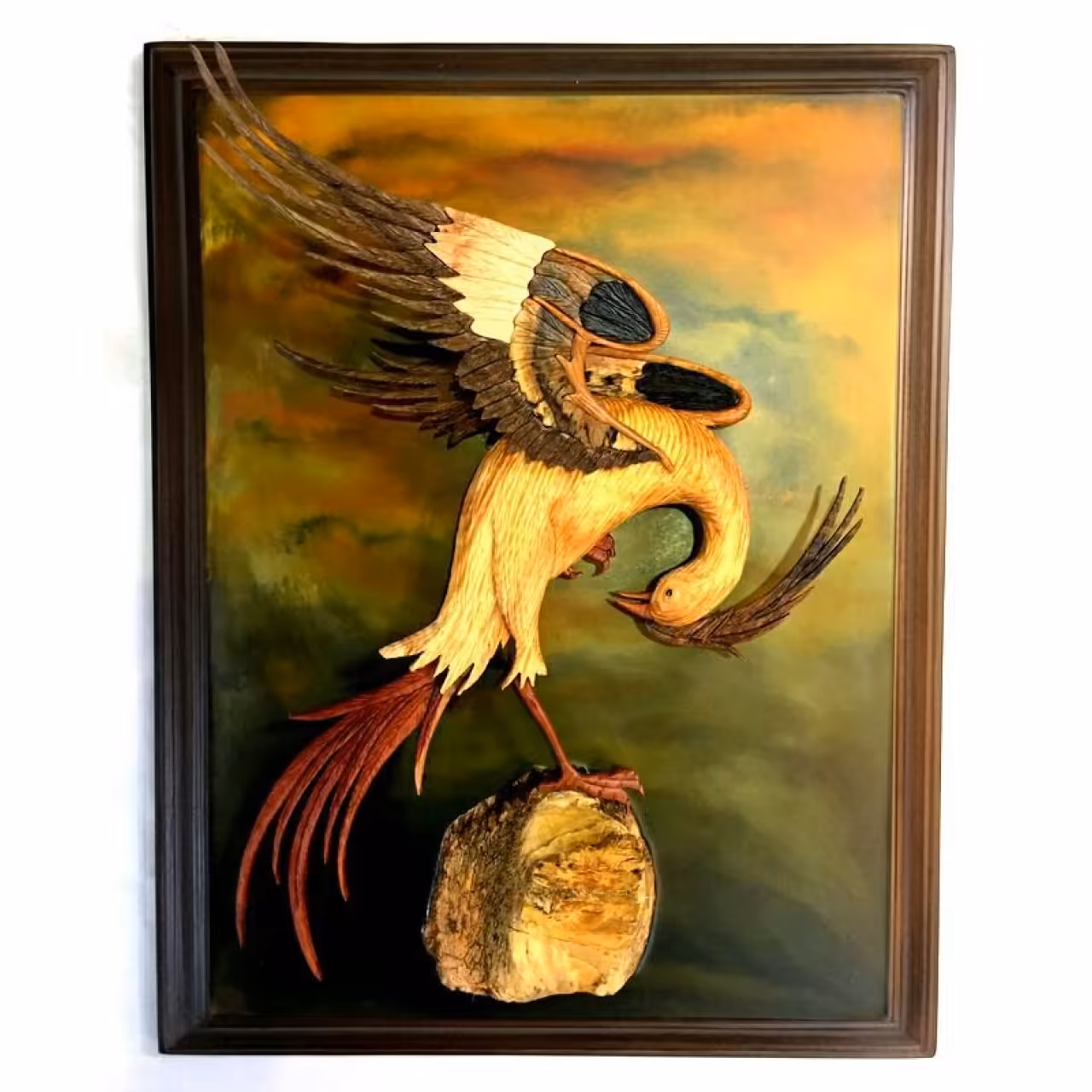 تابلومعرق منبت حجم(سیمرغ)