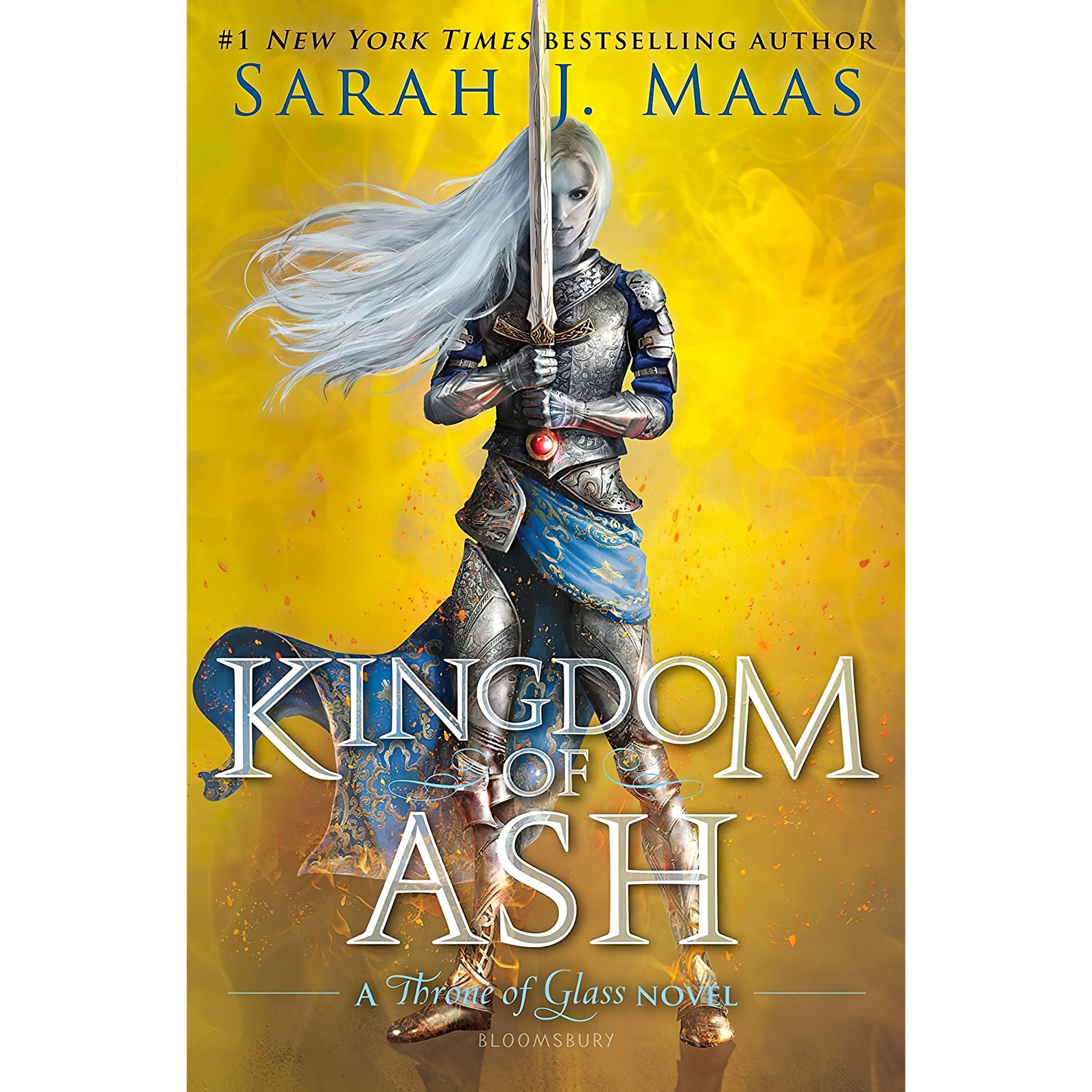 کتاب زبان اصلی Kingdom of Ash Throne of Glass اثر Sarah J Maas