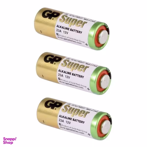 باتری 23A جی پی مدل سوپر آلکالاین بسته 3 عددی
