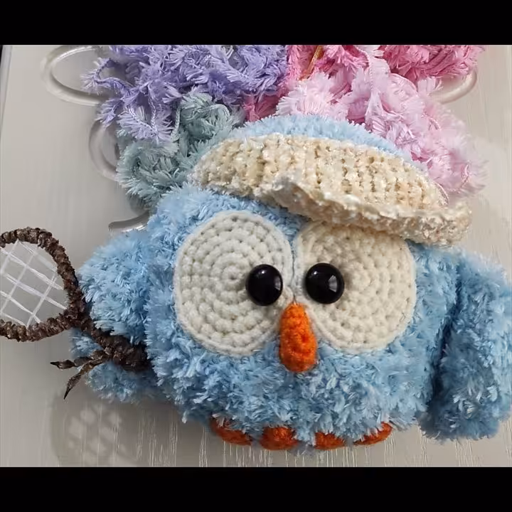 عروسک بافتنی جغد مدل های مختلف