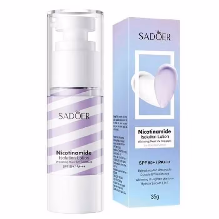 پرایمر سادور مدل اصلاح رنگ حاوی ضد آفتاب و نیکوتینامید وزن 35 گرم