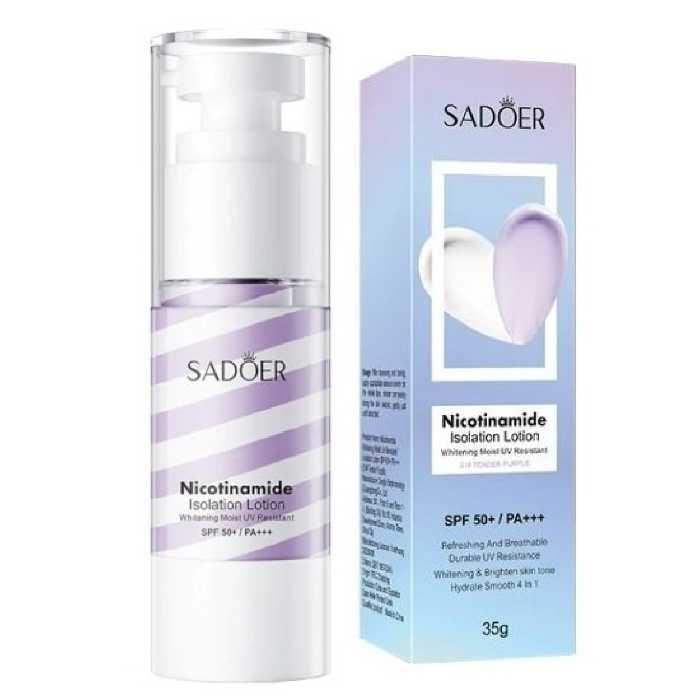 پرایمر سادور مدل اصلاح رنگ حاوی ضد آفتاب و نیکوتینامید وزن 35 گرم