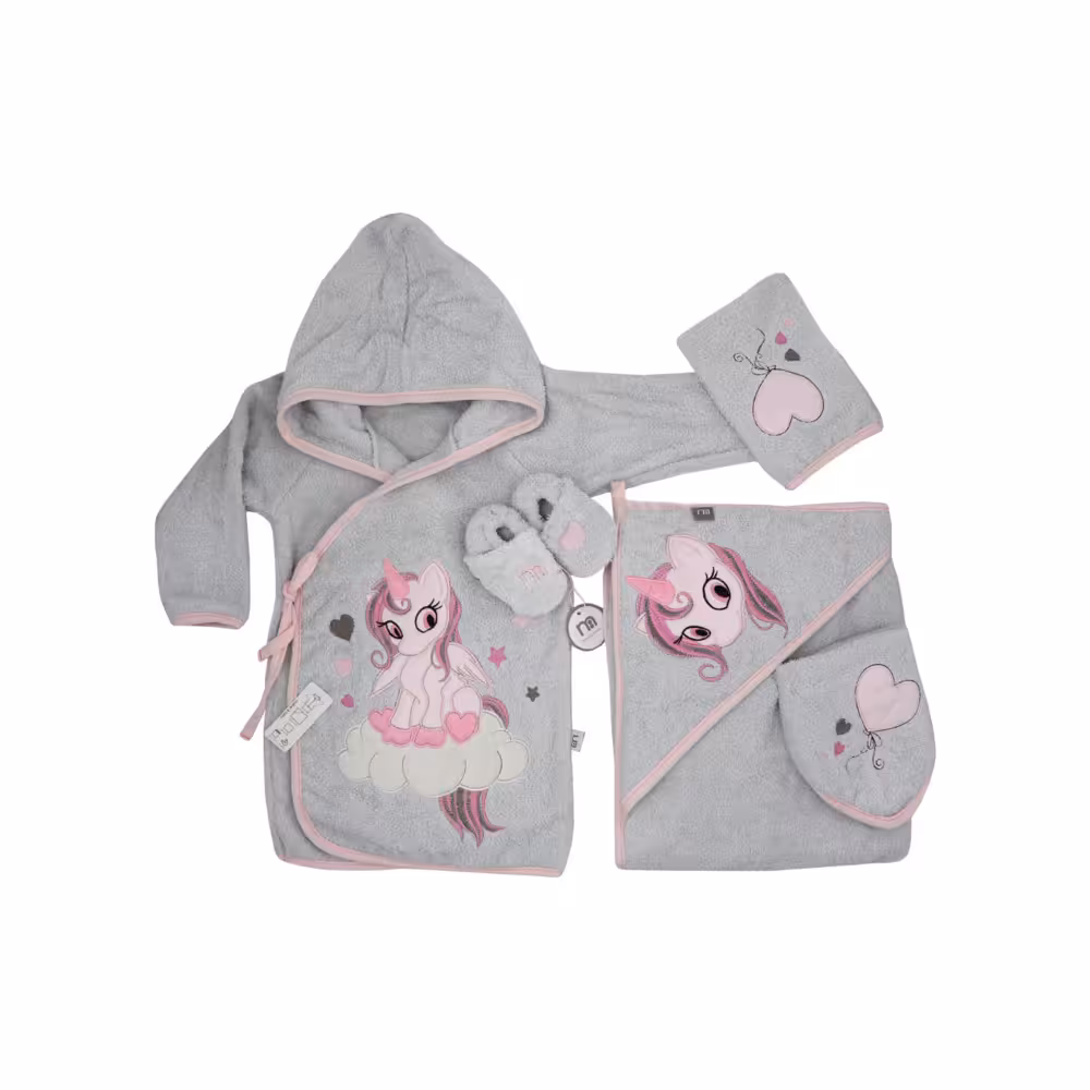 ست 5 تکه حوله نوزاد مادرکر mothercare طرح پونی