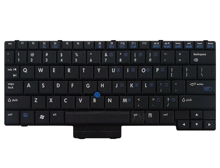 کیبورد لپ تاپ اچ پی Compaq 2510 مشکی با ماوس
