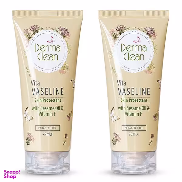 وازلین درماکلین مدل توشکن حجم 75 میلی لیتر مجموعه 2 عددی