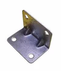 گونیا 4 پیچ فلزی مونتاژ مناسب کارهای MDF بسته 10 عددی