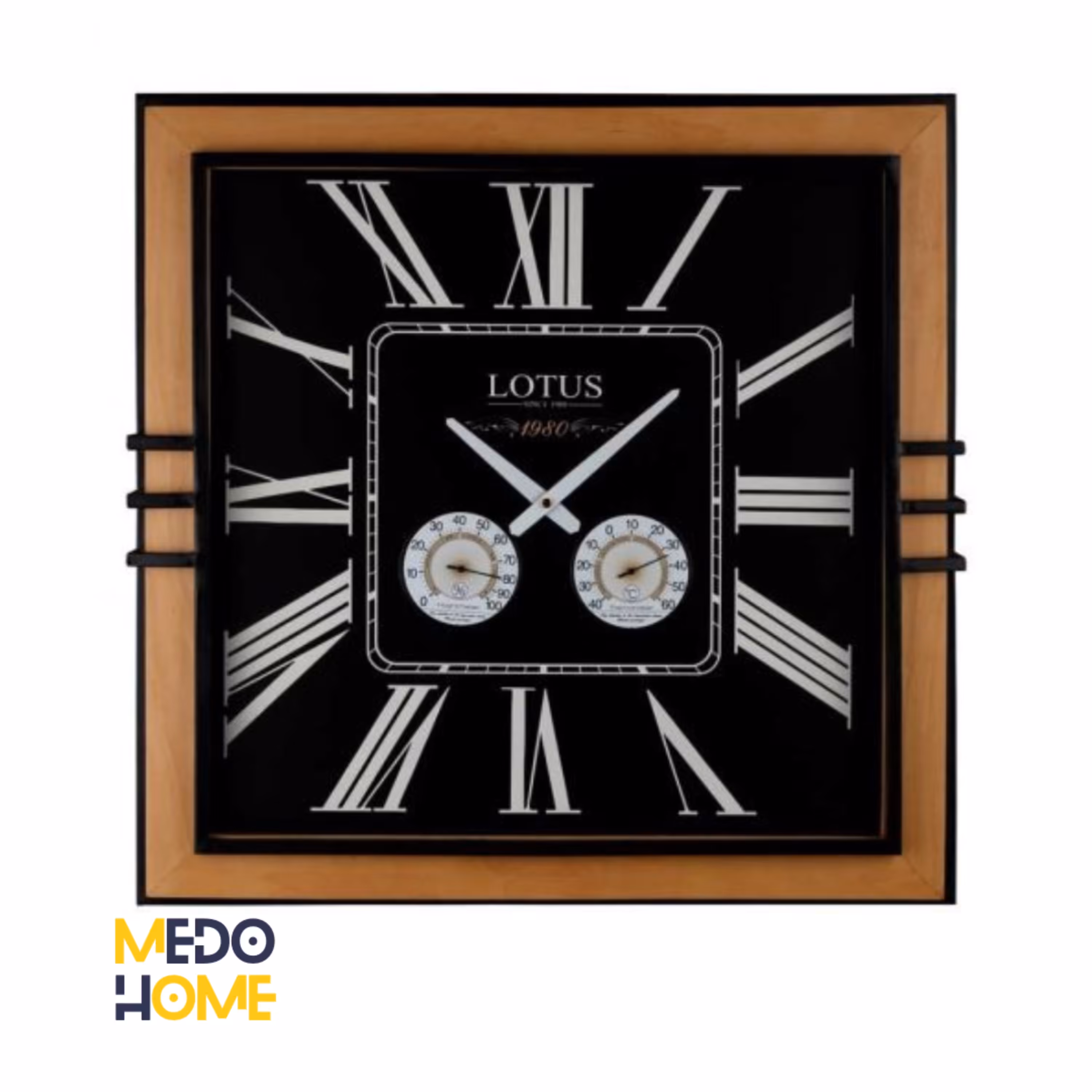 ساعت دیواری چوبی لوتوس مدل MORITZ کد WM-5021