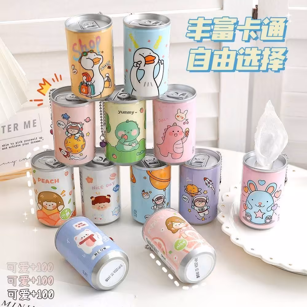 دستمال مرطوب طرح قوطی