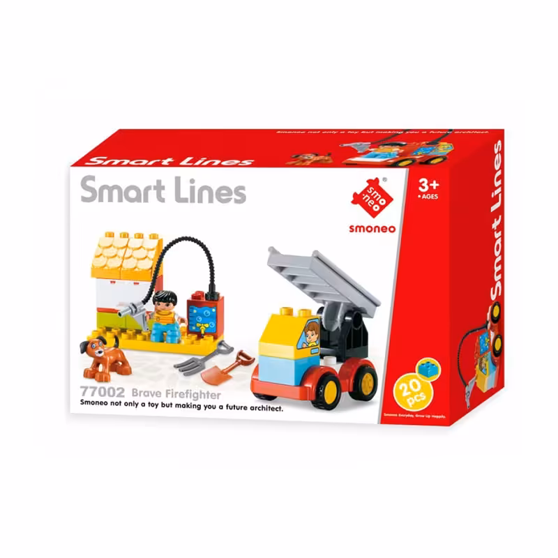 لگو دوپلو اسمونو 20 تکه مدل آتش نشان شجاع smoneo کد 77002A