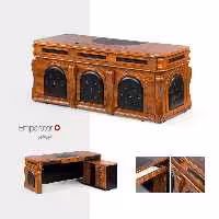 میز اداری تمام وکیوم گنبدی