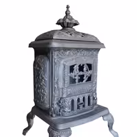 بخاری تمام چدنی  گازی کد 302 ابعاد 56در49ارتفاع 90