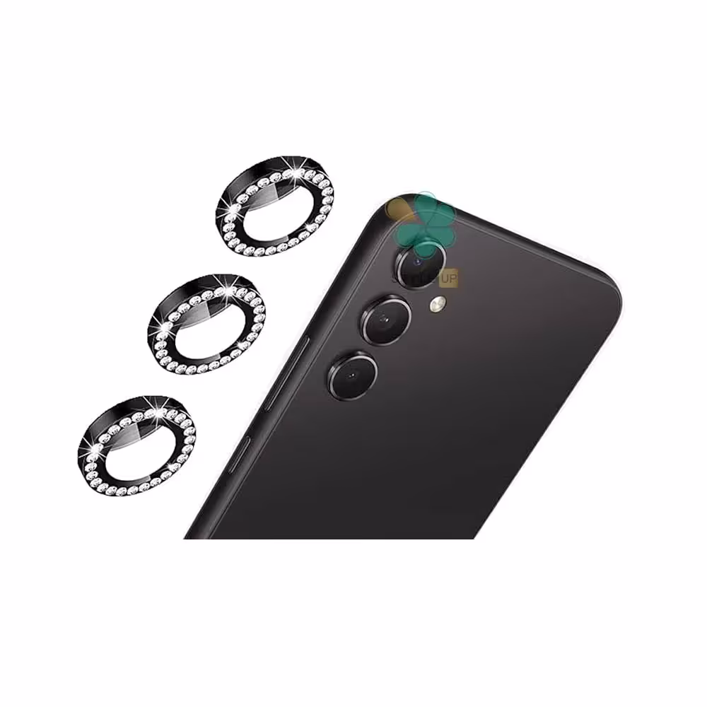 محافظ لنز گوشی نگین دار مناسب Samsung Galaxy A34