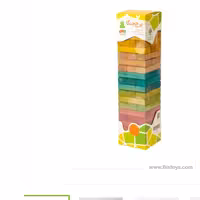 بازی جنگا رنگی بعلاوه دفترچه معما بازی 