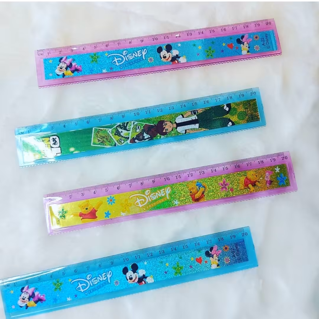 خط کش 20cm کارتونی