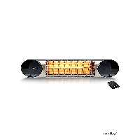 هیتر تابشی برقی( گرماتاب )ویتو veito ضد آب  IP55 دیواری سقفی و پایه تلسکوپی با کنترل از راه دور مدل بلید مینی Blade Mini