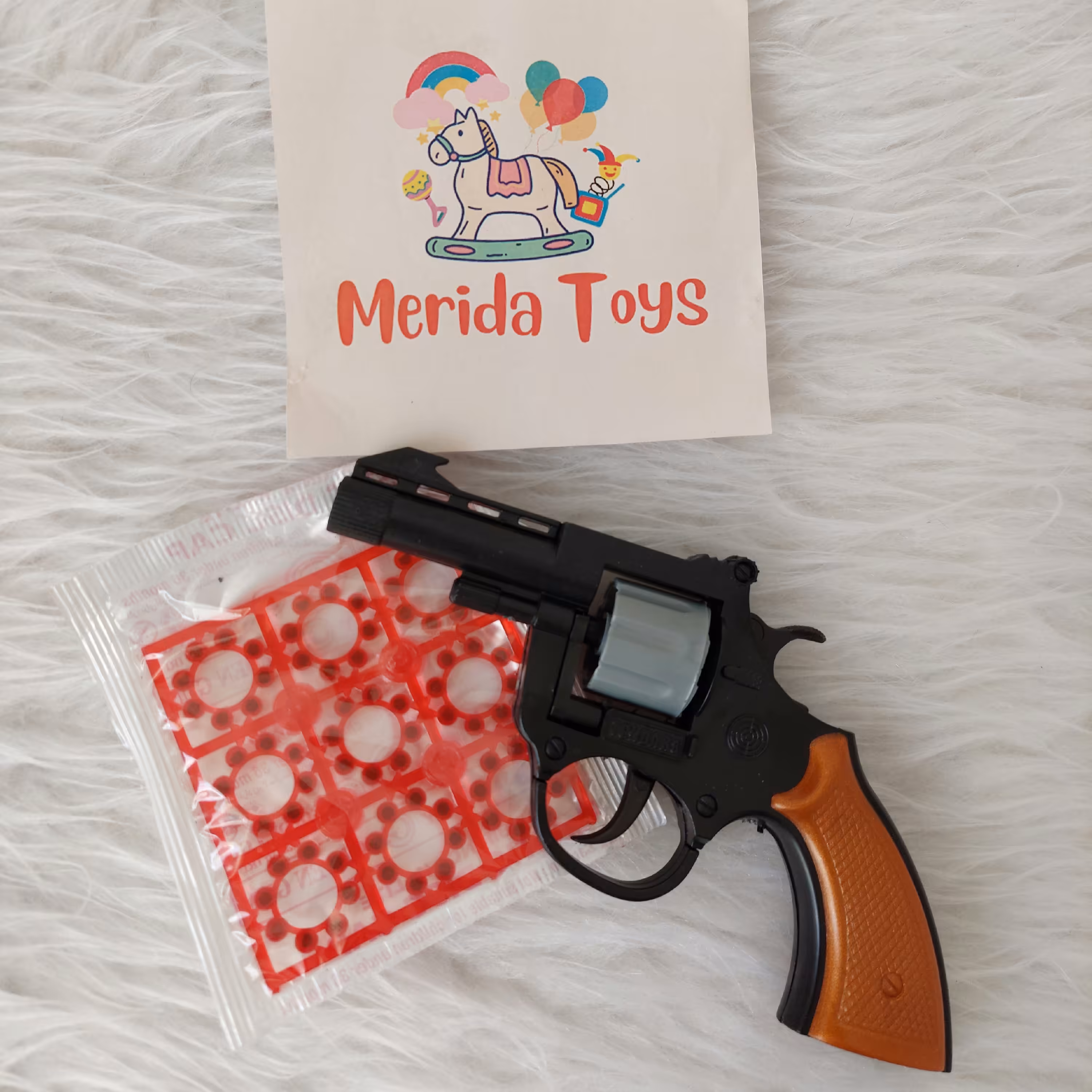 اسباب بازی تفنگ ترقه ای  کلت 