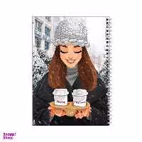 دفتر مشق 100 برگ بامبیلیپ طرح استایل زمستانه کد 3707092