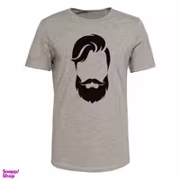 تی شرت آستین کوتاه مردانه مدل MEN کد B159 رنگ طوسی