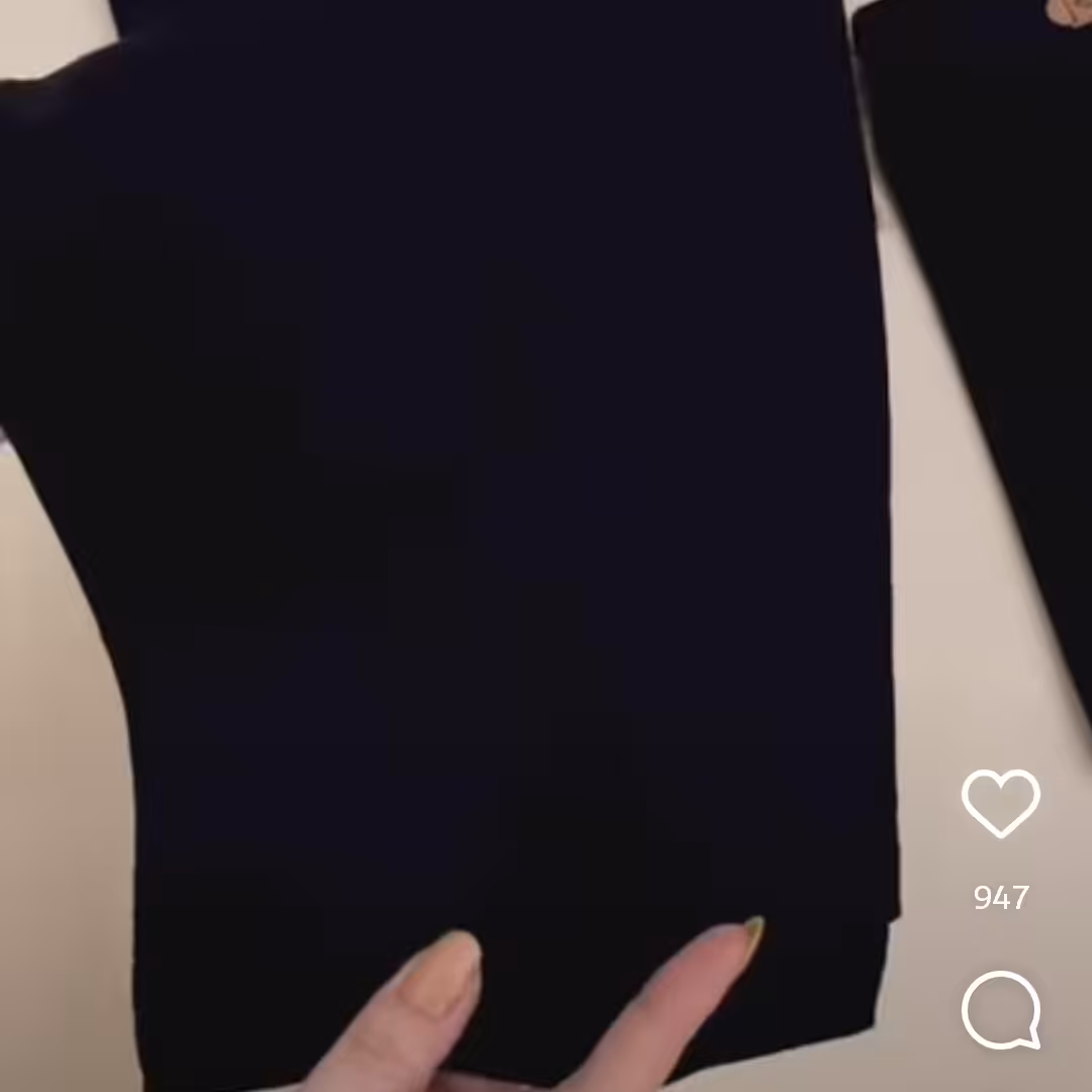 شلوار مشکی قد راستا سایز بزرگ 