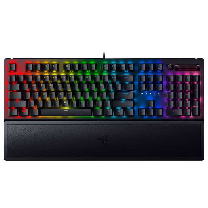 کیبورد مخصوص بازی ریزر مدل BLACKWIDOW V3 YELLOW SWITCH ( LINEAR ) - کالاوما