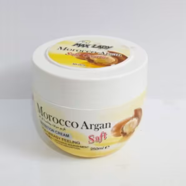 کرم مرطوب کننده وآبرسان کاسه ای مراکشی