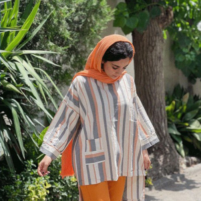 مانتو اسپرت زنانه لنین خنک مدل آناهیل