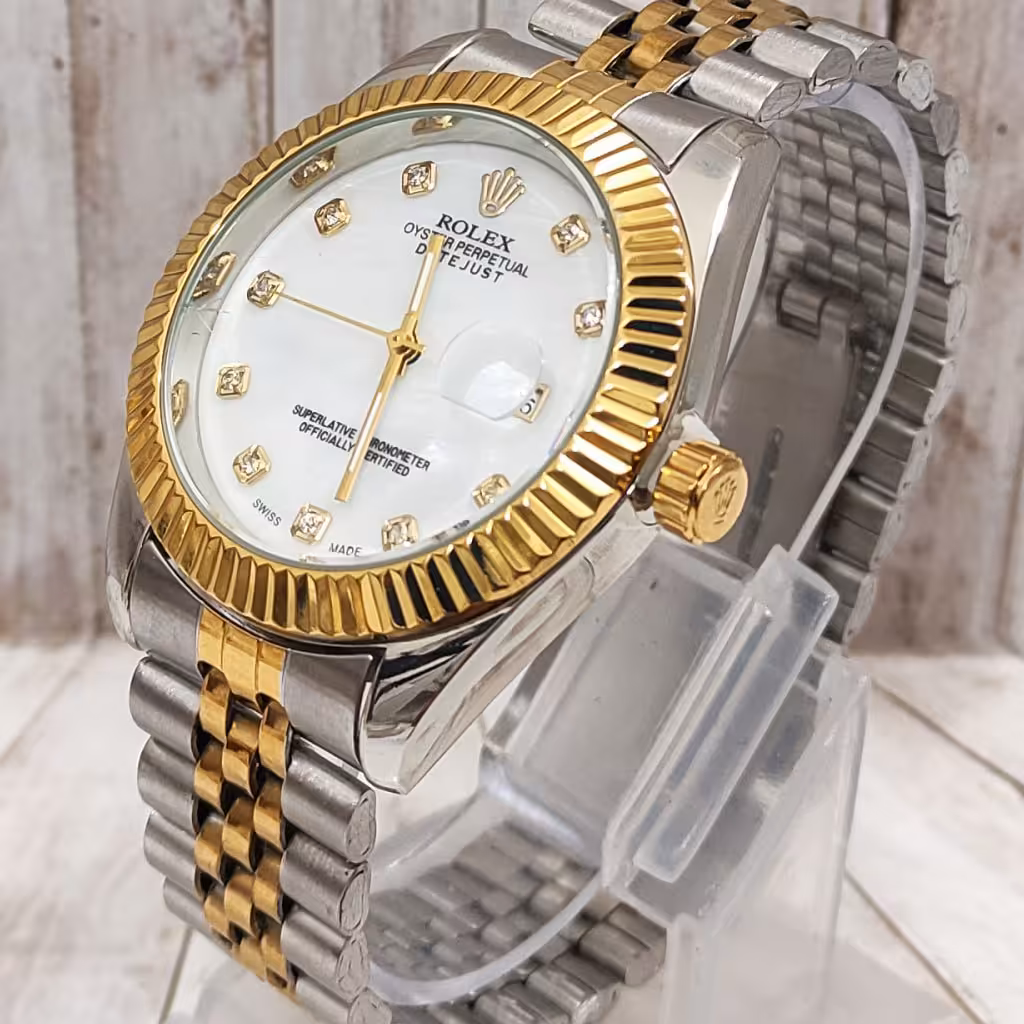 ساعت مردانه رولکس های کپی درجه یک  دو رنگ
