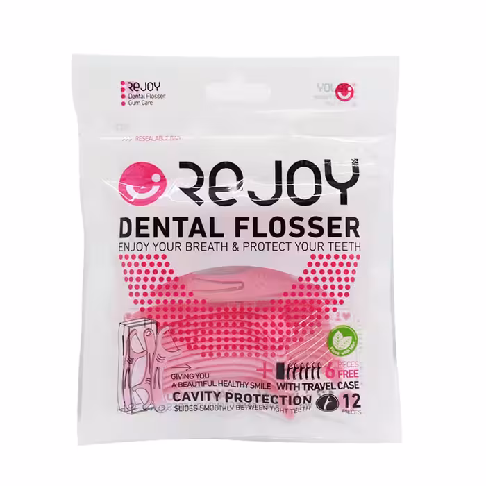 نخ دندان مدل کمانی بسته 18 عددی ریجوی