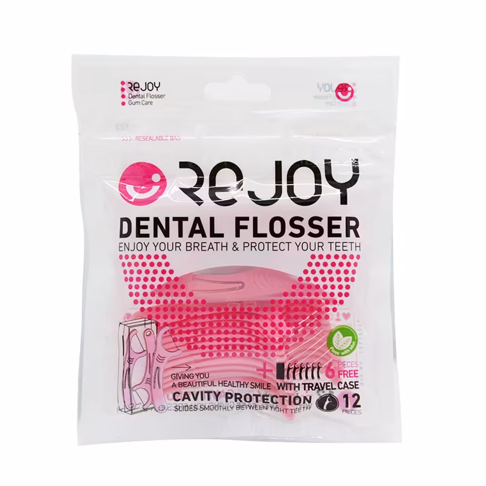 نخ دندان مدل کمانی بسته 18 عددی ریجوی