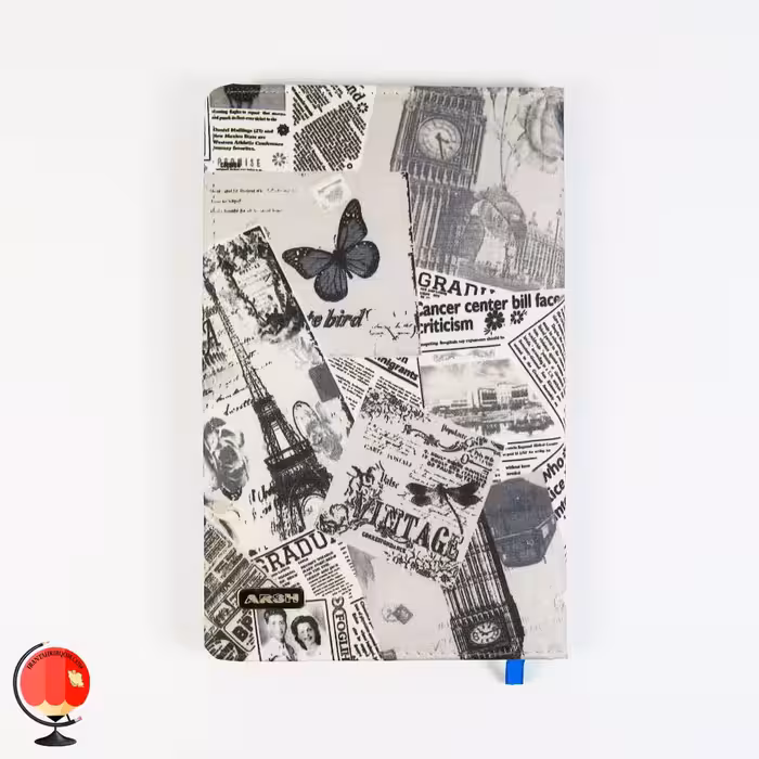 دفتر یادداشت جلد سخت طرح وینتج عرش