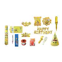 پک جشن تولد تم باب اسفنجی کد 01