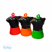 قهوه جوش آلومینیم رنگی 2 کاپ Robusta تک و عمده