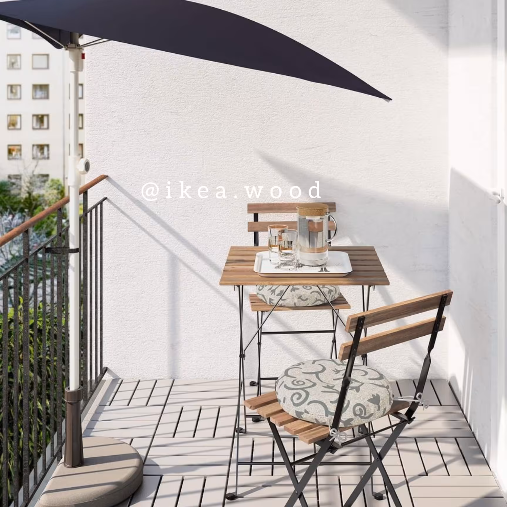 میز و صندلی تاشو تارنو طرح ایکیا گرید A++