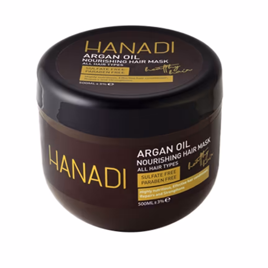 ماسک مو مغذی حاوی روغن آرگان هانادی (بدون سولفات)