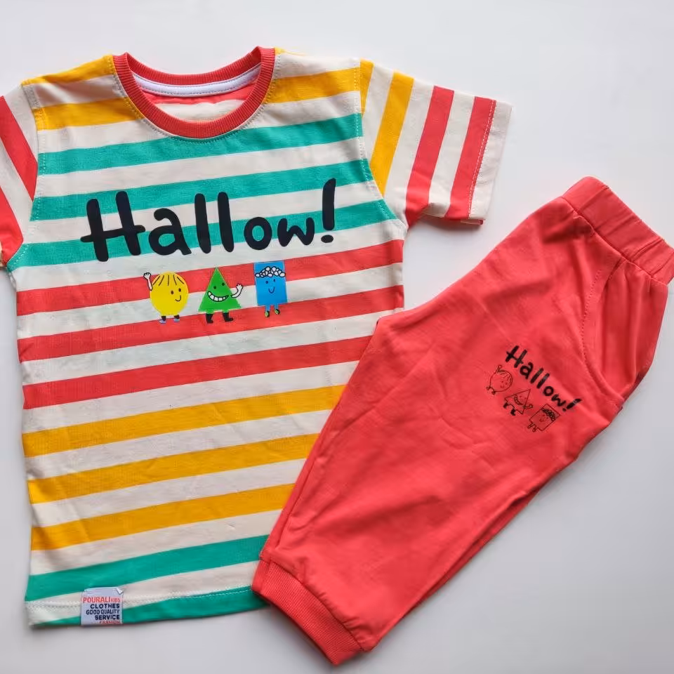 بلوز شلوارک راه راه اسپرت 

سایز 5_6

قیمت:185/000

سایز5_ بلندی تیشرت 45 عرض تیشرت 32 بلندی شلوارک 44

سایز6_بلندی تیشر