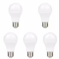 لامپ ال ای دی 12 وات مدل حبابی پایه E27 مجموعه 5 عددی