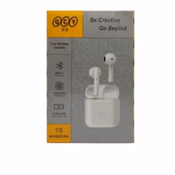 ایرپاد QCY T8 دارای 6 ماه گارانتی شرکتی