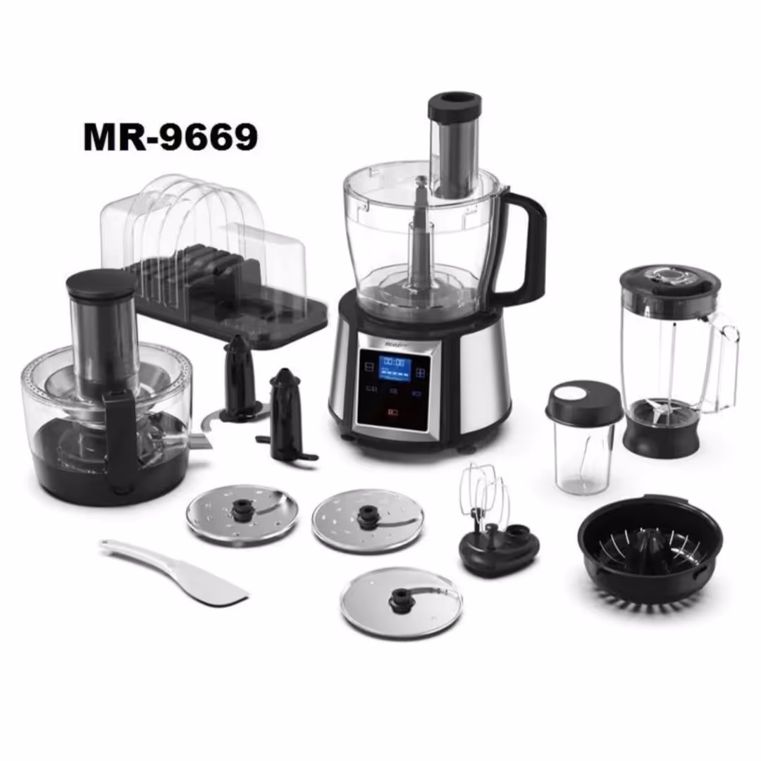 آبمیوه گیری غذاساز خردکن رنده آب مرکبات گیری همزن رنده مایر آلمان 15 کاره اصلی 