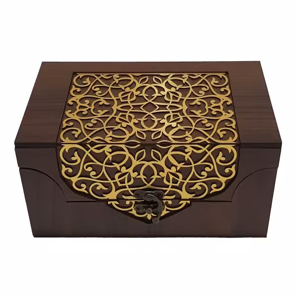 جعبه چای و دمنوش مدل ثمین