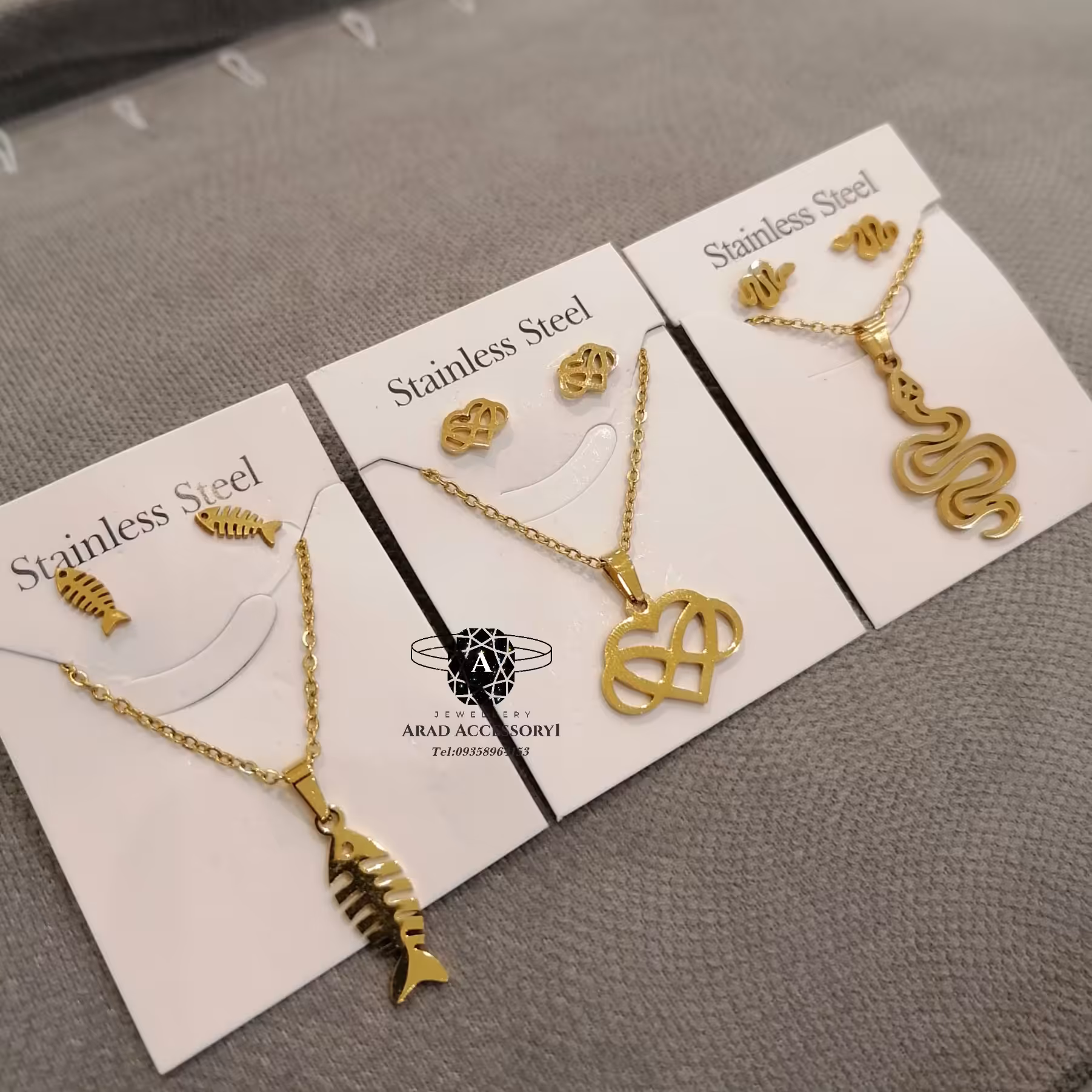 بدلیجات نیم ست استیل 